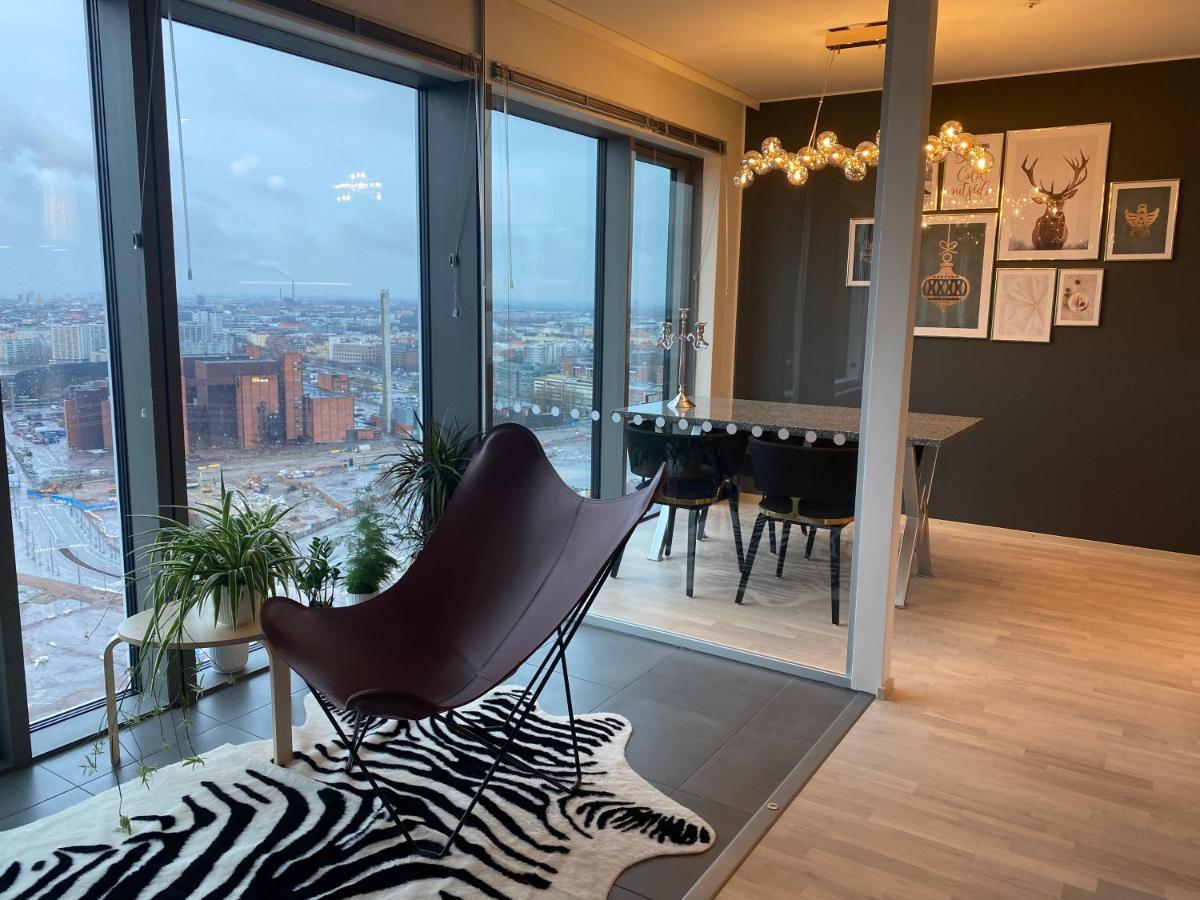 Sky View-27Th Floor Modern Apartment Kids Welcome Helsinki Exterior foto